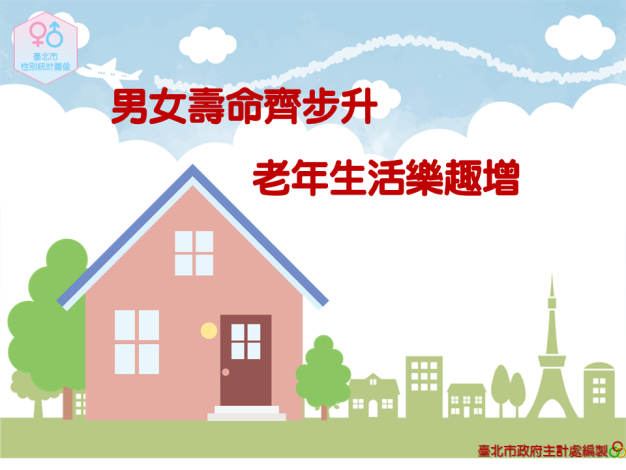 男女壽命齊步升，老年生活樂趣增