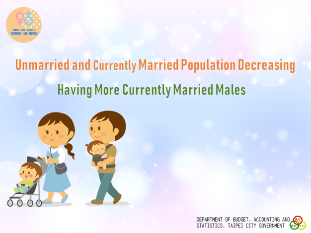 Unmarried and Currently Married Population Decreasing, Having More Currently Married Males