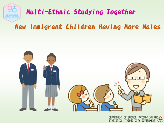Multi-Ethnic Studying Together, New Immigrant Children Having More Males