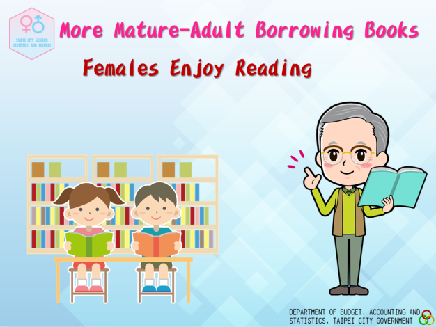 Mature-Adult Enjoy Reading, More Females Borrowing Books