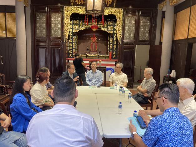 0830-交流團拜訪新加坡台灣客家同鄉聯誼會，參觀應和會館共同分享客家文化傳承經驗。_0
