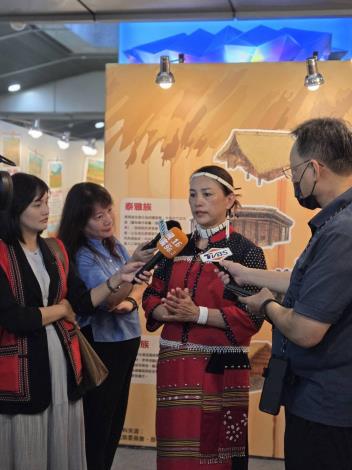 本會主委接受電視台訪問