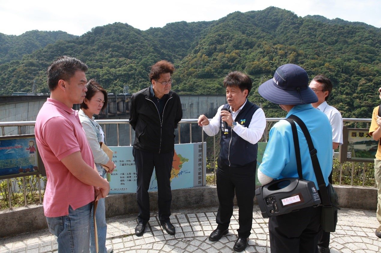 臺北市議會財政建設委員會視察翡翠水庫大壩及水力電廠