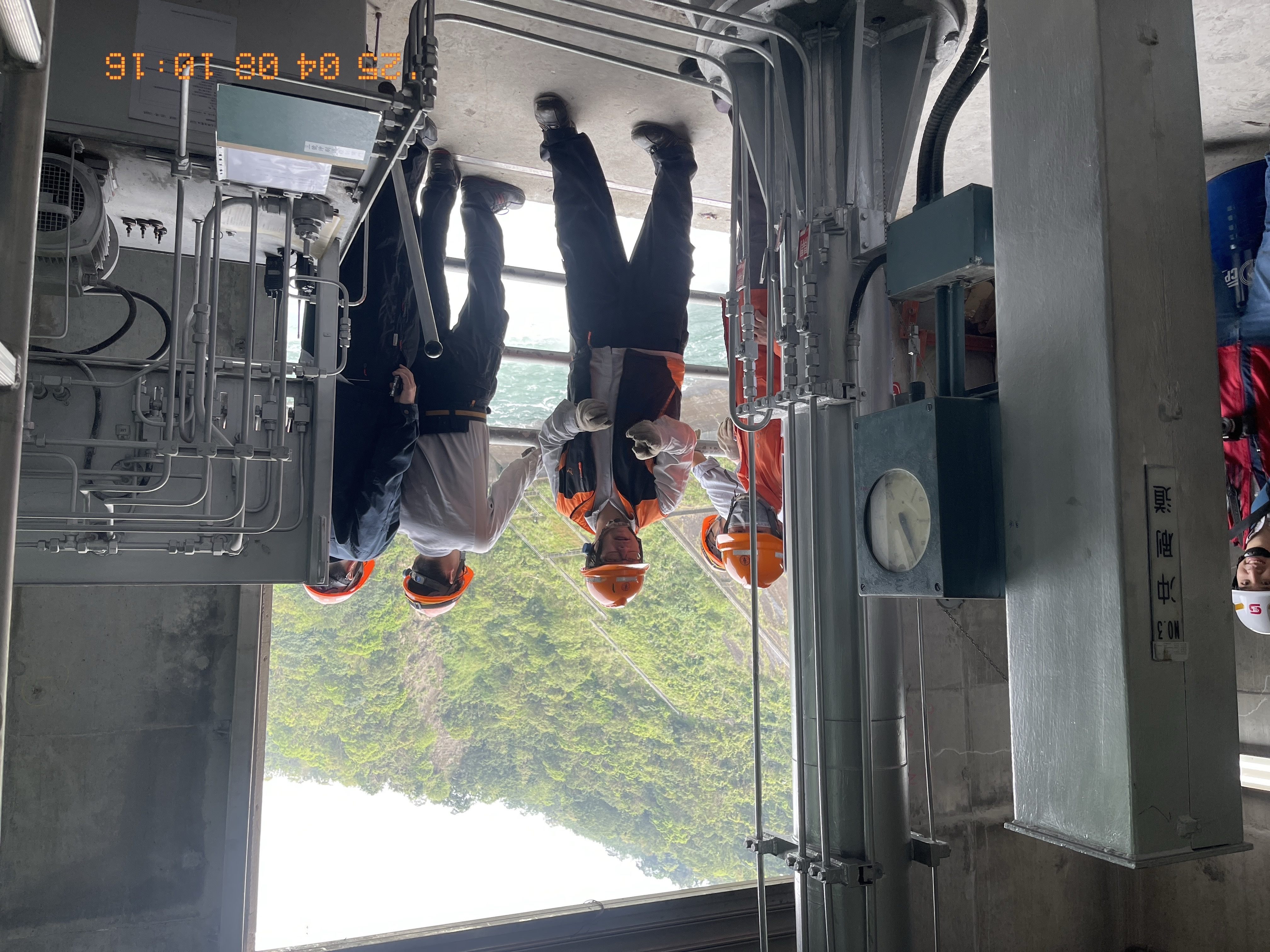 翡翠水庫「沖刷道」完成檢查及測試操作正常。圖／台北市翡管局提供