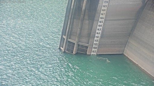 樺加沙颱風外圍環流通過，翡翠水庫發揮蓄洪防災功效，水位也逐漸回升，挹注民生水源。（翡管局提供／張珈瑄台北傳真）