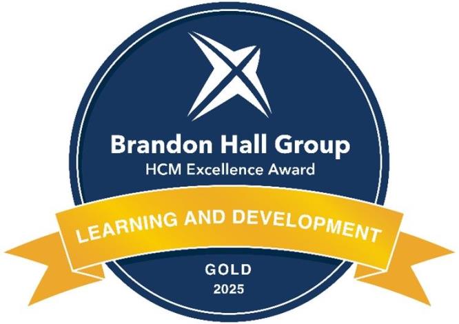 照片2 Brandon Hall Group卓越人力資本管理競賽金牌數位徽章