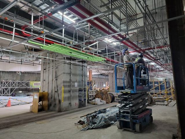 隧道跨街版鋼筋組立