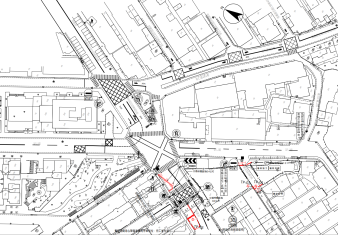Y39站污水設施遷建工程交維平面圖