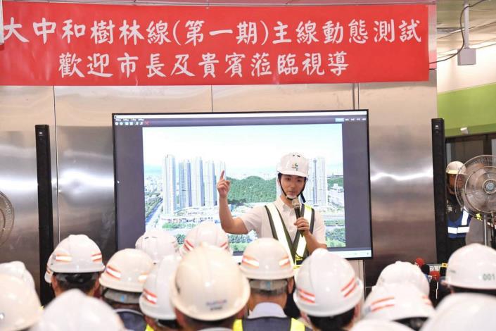 臺北市長蔣萬安致詞慰勉工程團隊及感謝各界支持
