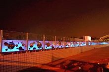 LED光雕玻璃護欄設計示意圖 LED光雕玻璃護欄設計示意圖