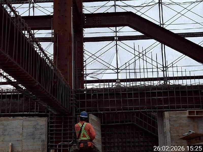 結構層10FL鋼筋綁紮 結構層10FL鋼筋綁紮