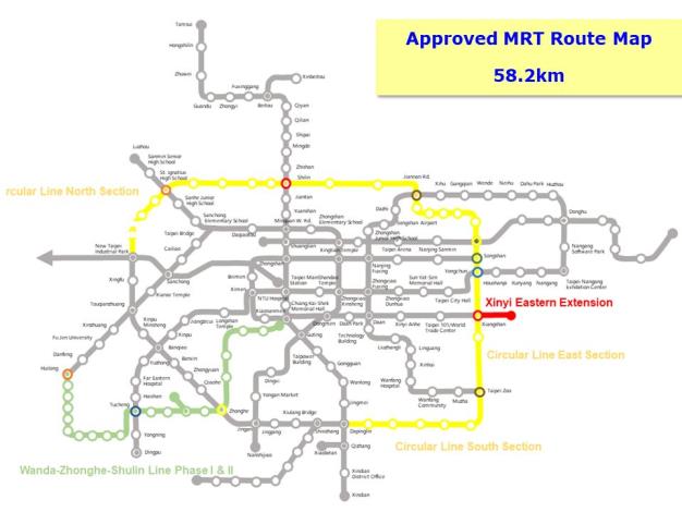 Approved MRT Routes