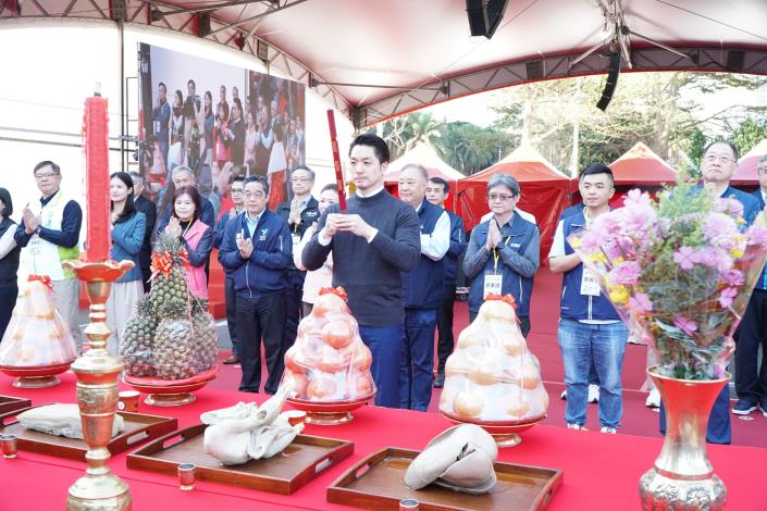 Groundbreaking ceremony for Circular line east section contract CF710 