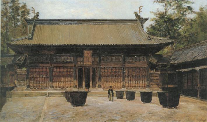 淺井忠湯島聖堂大成殿