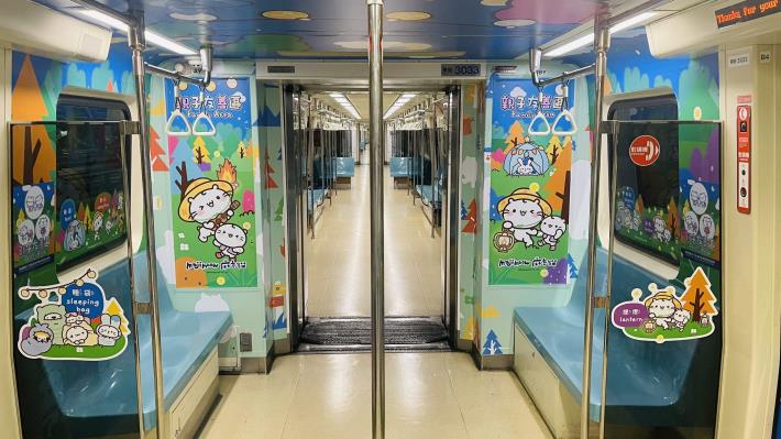 淡水信義線親子友善彩繪列車