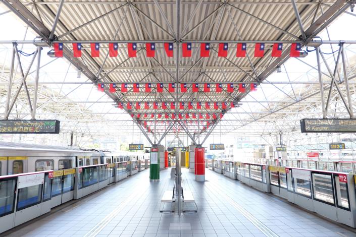 捷運車站國旗布置(2)縮