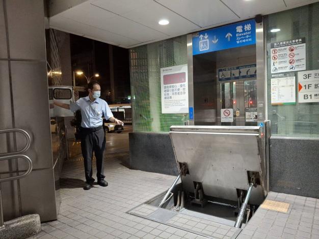 文湖線南京復興站防洪設備測試1