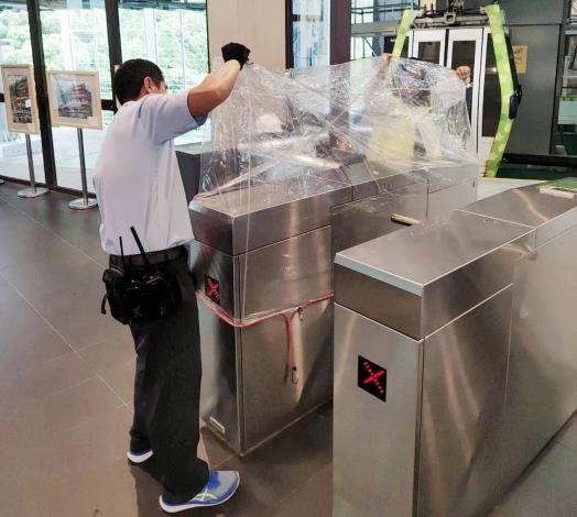 貓空纜車防颱整備