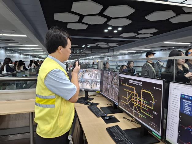 國父紀念館站設置指揮中心