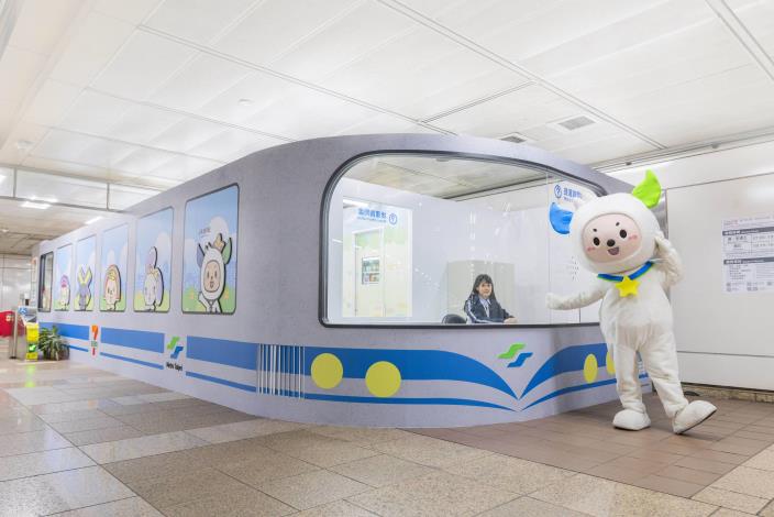 「7-ELEVEN X Metro Taipei聯名店」在臺大醫院站3