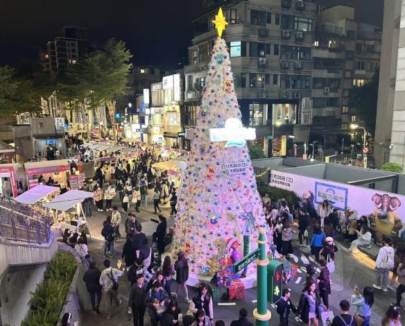 聖誕節市集在心中山熱鬧登場