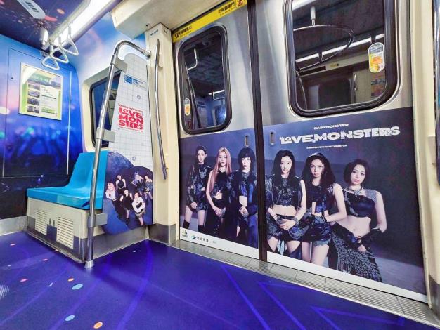 BABYMONSTER 捷運限定專屬彩繪列車2