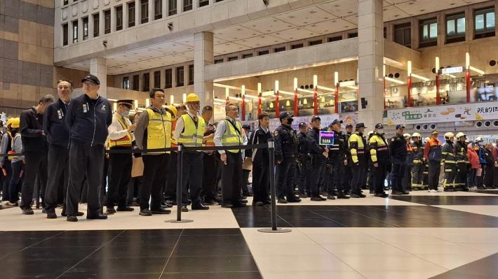 臺北車站特定區高強度無差別攻擊危安演練(9)