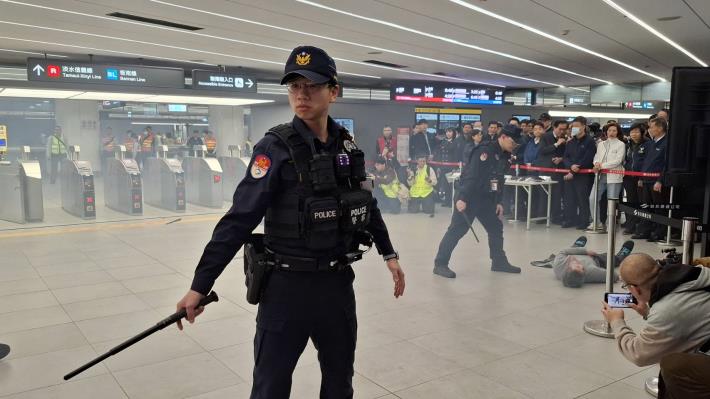 臺北車站特定區高強度無差別攻擊危安演練(8)