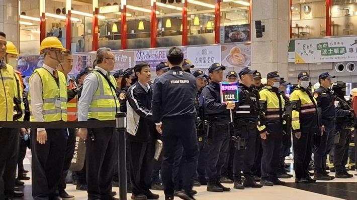 臺北車站特定區高強度無差別攻擊危安演練(10)
