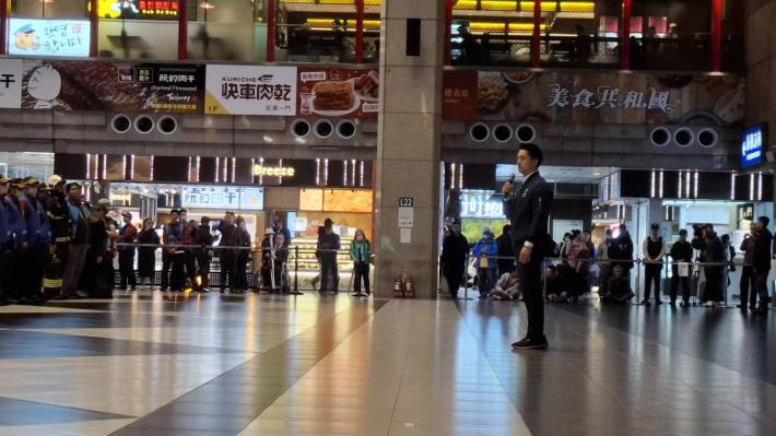 臺北車站特定區高強度無差別攻擊危安演練(11)