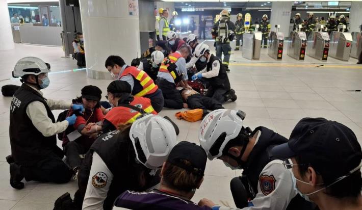 臺北車站特定區高強度無差別攻擊危安演練(4)