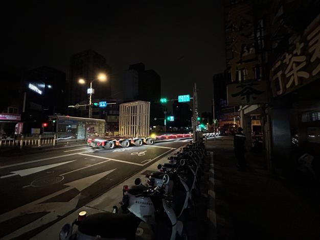 夜間實地勘查及試跑(2)
