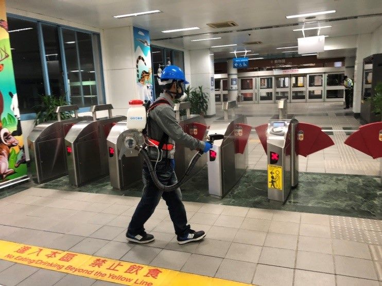 大廳噴灑消毒 大廳噴灑消毒