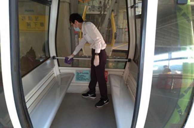 車廂內部消毒 車廂內部消毒