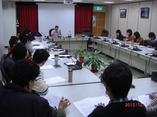 101年12月3日辦理市場管理人員研習班