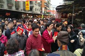 郝龍斌市長出席榮濱年貨大街活動 