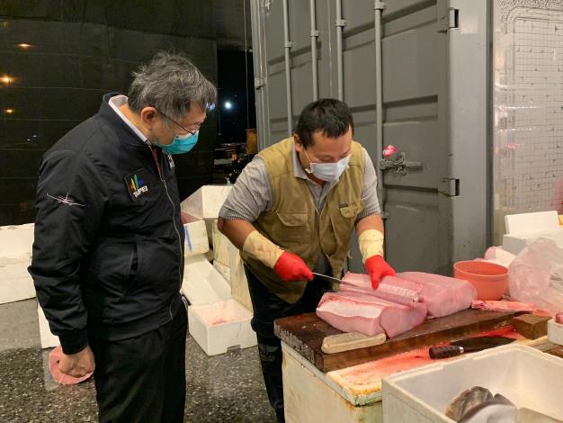 柯文哲市長視察魚類批發市場