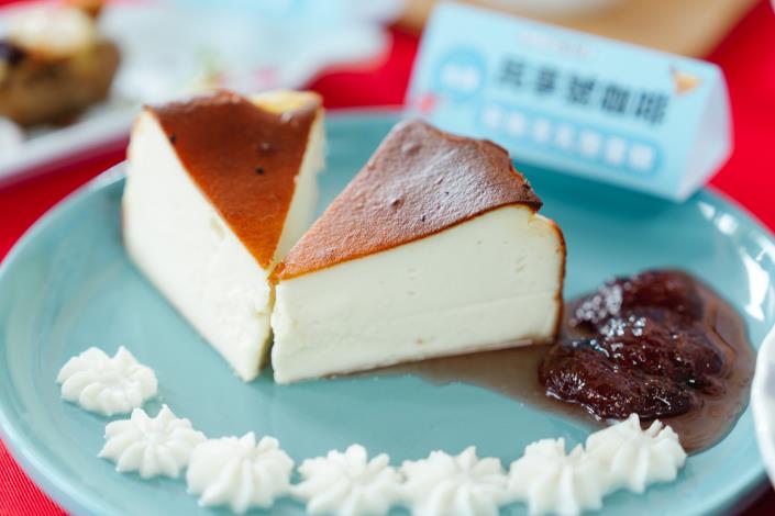 【西方茶點組金賞】水源市場-民享號咖啡「巴斯克乳酪蛋糕」