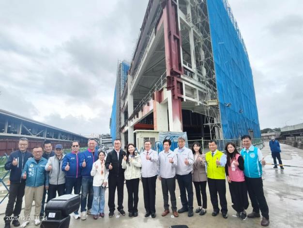 第一果菜及魚類批發市場改建工程視察2