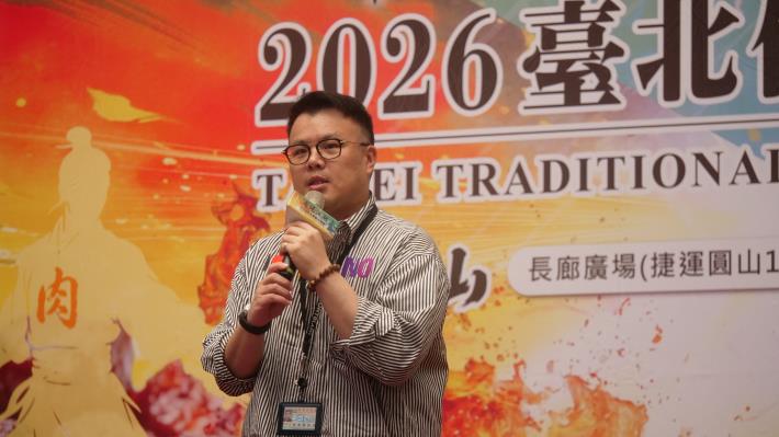 臺北市產業發展局局長陳俊安於活動現場致詞