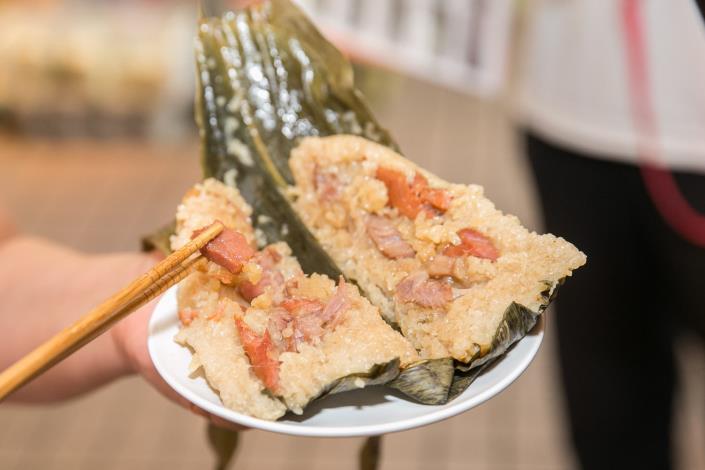 南園的金華火腿粽是許多消費者必買的招牌粽子