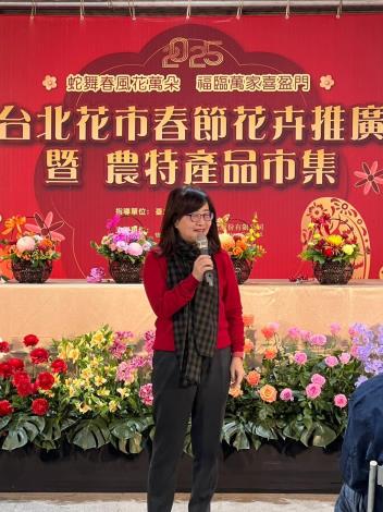 1140115-林副市長參與台北花市春節花卉推廣暨農特產品市集-2