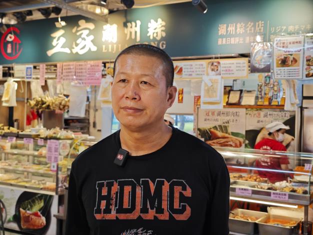 圖2：立家湖州粽老闆朱石成