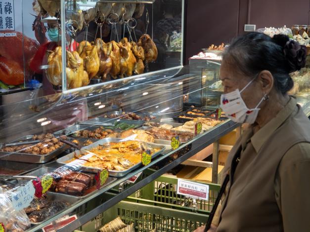 圖6：玻璃遮罩保護食材