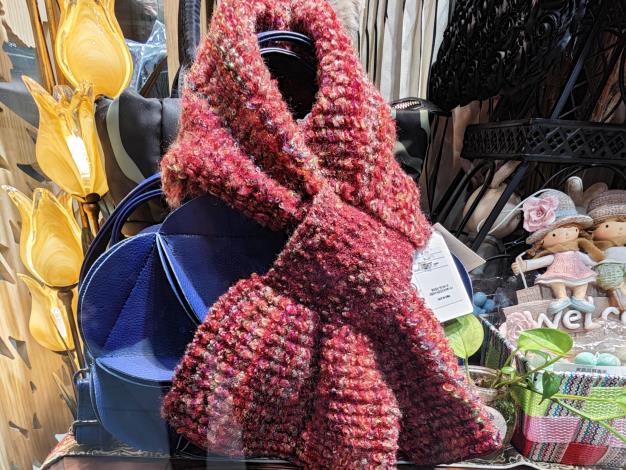 圖6：冬天不可少的保暖配件──圍巾