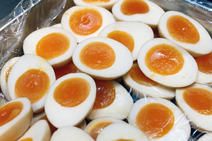 男子漢拉麵食堂非常美味的溏心蛋