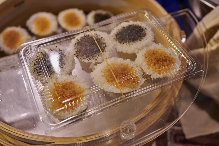 雙層的配料讓狀元糕好吃又好看