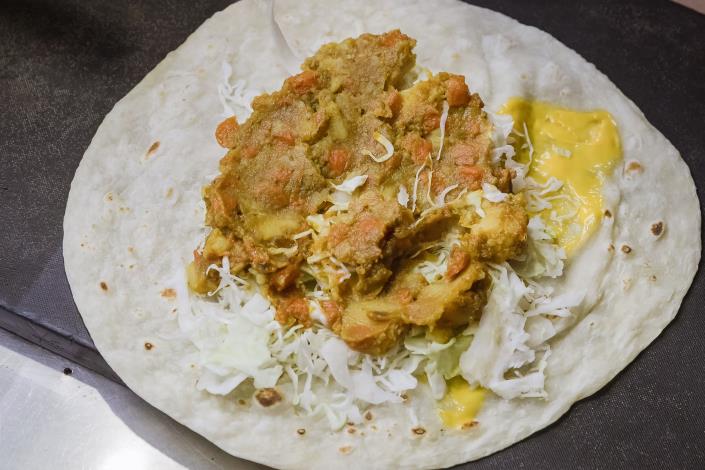 蔬菜咖哩拌再一起 全素者也能吃呦！