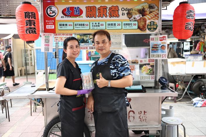 老闆與太太鶼鰈情深 一同經營善茵 延續傳統好滋味