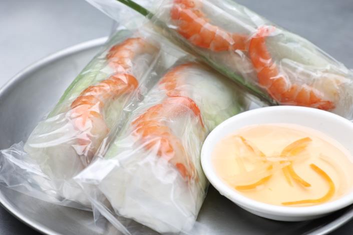 生菜蝦捲出自越南闆娘之手 清爽又有飽足感